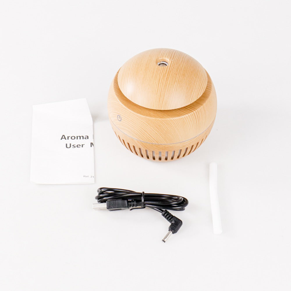 Humificador Madera Esfera Ultrasonic Aroma HUA01