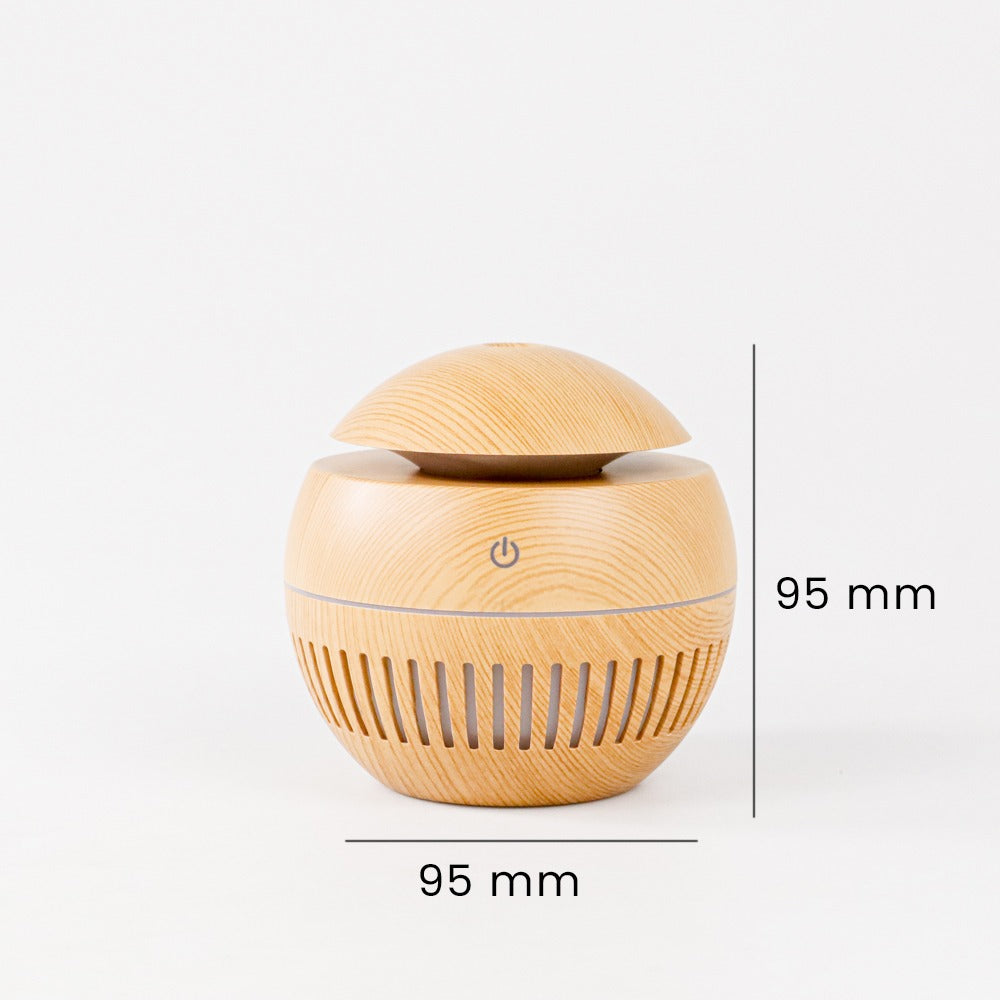 Humificador Madera Esfera Ultrasonic Aroma HUA01