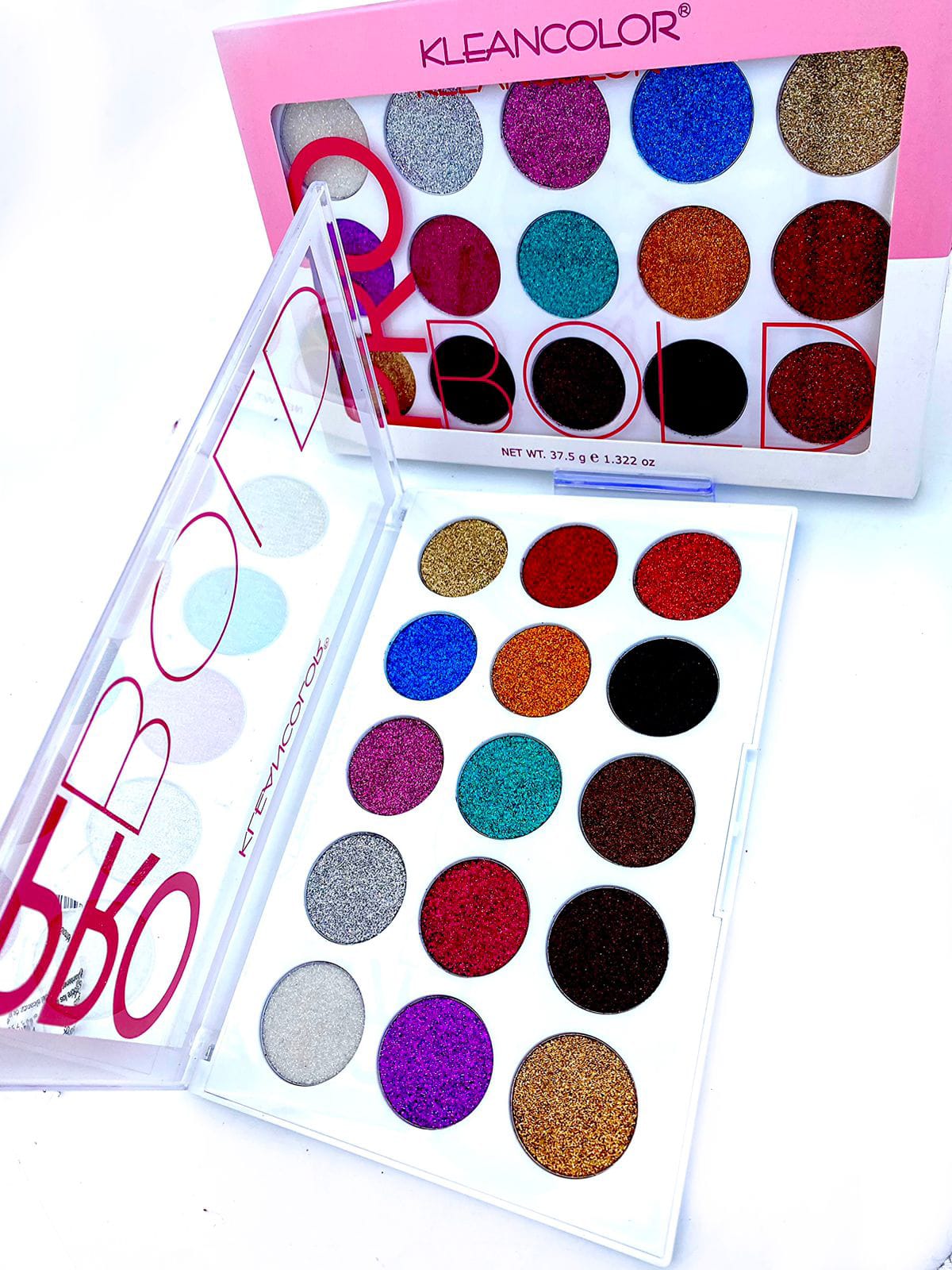 Paleta Pro Bold Glitter Kleancolor