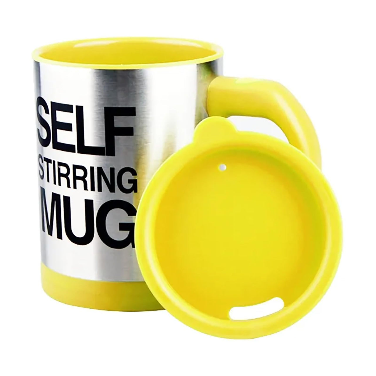 Vaso Mezclador Self Stirring Mug Yellow