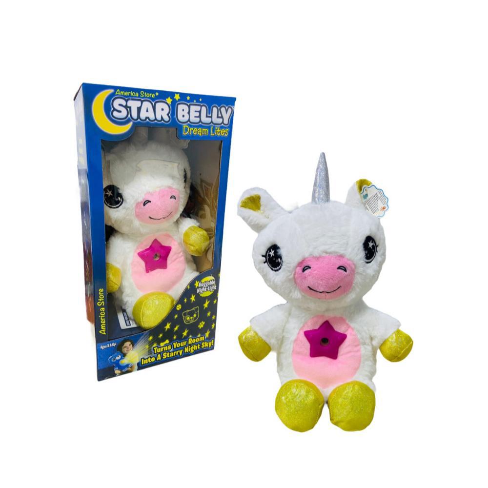 Peluche Unicornio Blanco Star Belly Dream Lites