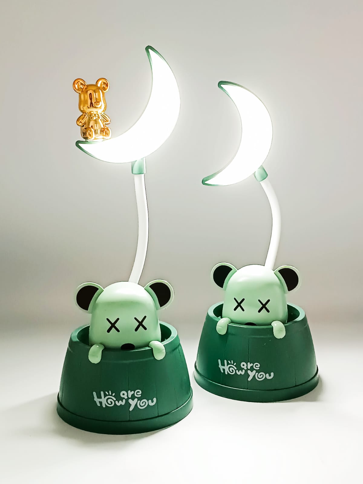 Lámpara Osito Verde Cartoon Table Lamp